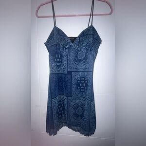 Urban Outfitters Blue Paisley Dress